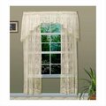 Escenografia Mona Lisa Engineered Bridal Lace Window Panels - Shell - 56 x 72 in. ES2845604